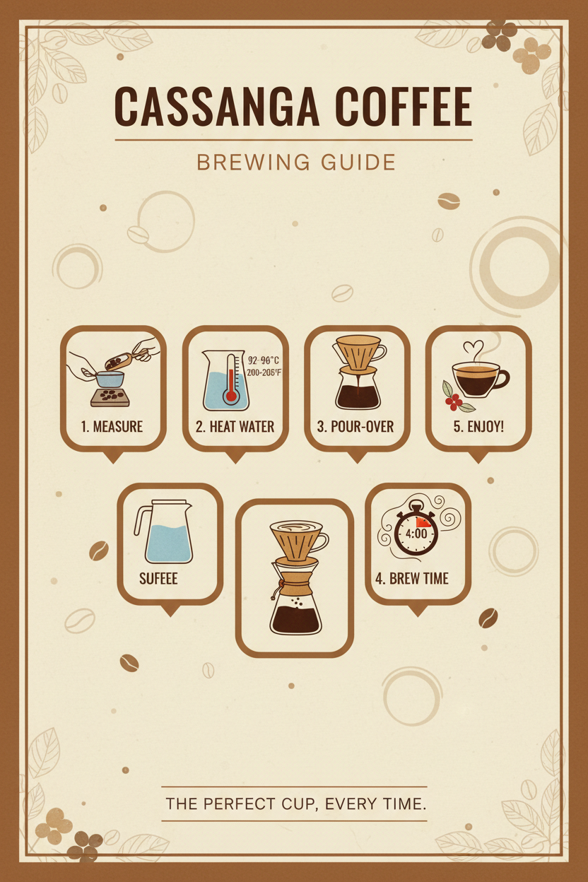 How to Brew Your Cassanga Coffee (10g Sachet Guide)